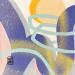 Peinture Purple peaks par Neibaf | Tableau Abstrait Paysages Graffiti Acrylique