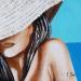 Painting Gaby by Sie Evelyne | Painting Figurative Life style Acrylic