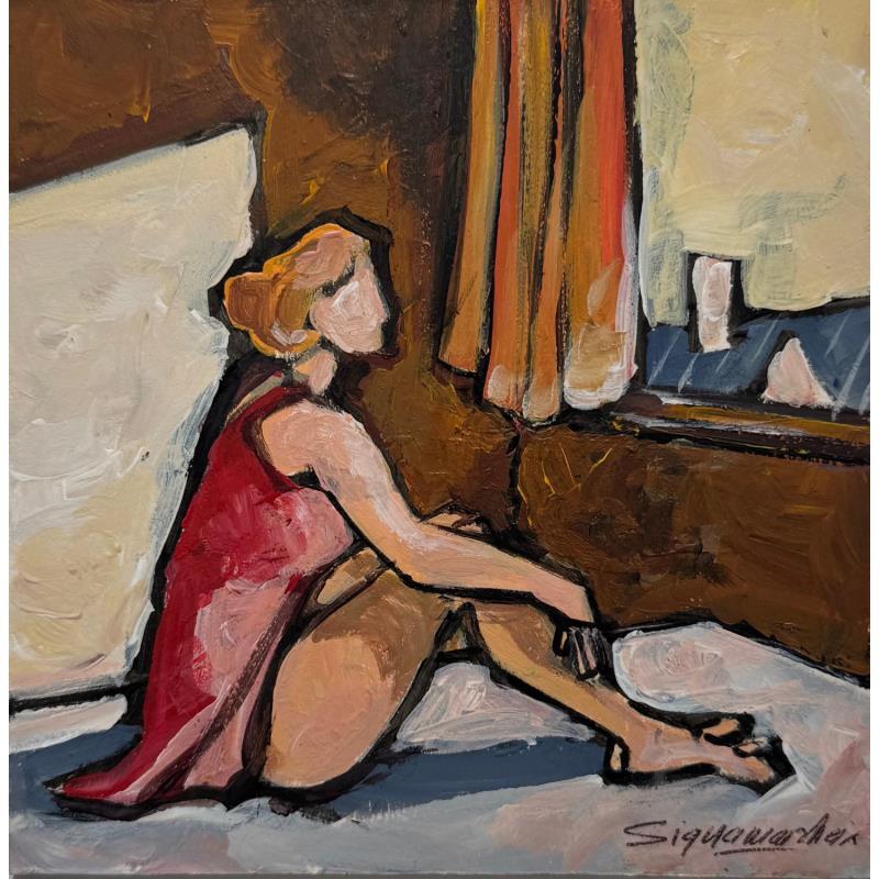 Painting Chambre sous les toits by Signamarcheix Bernard | Painting Figurative Acrylic