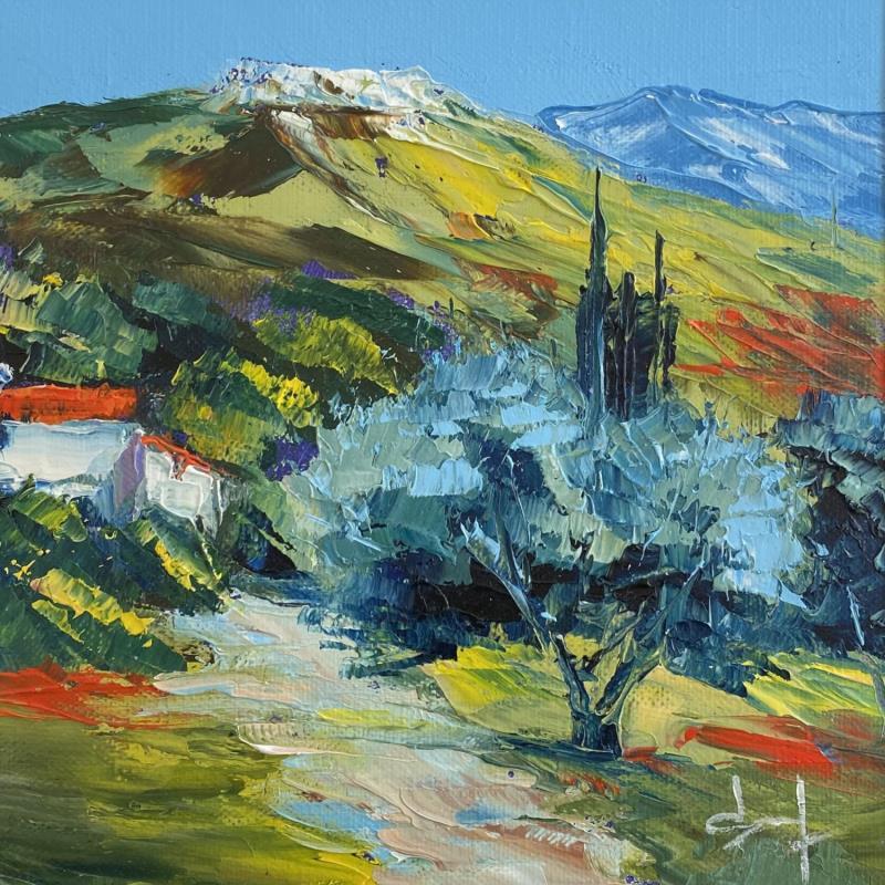 Painting Paysage de Provence by Degabriel Véronique | Painting Oil