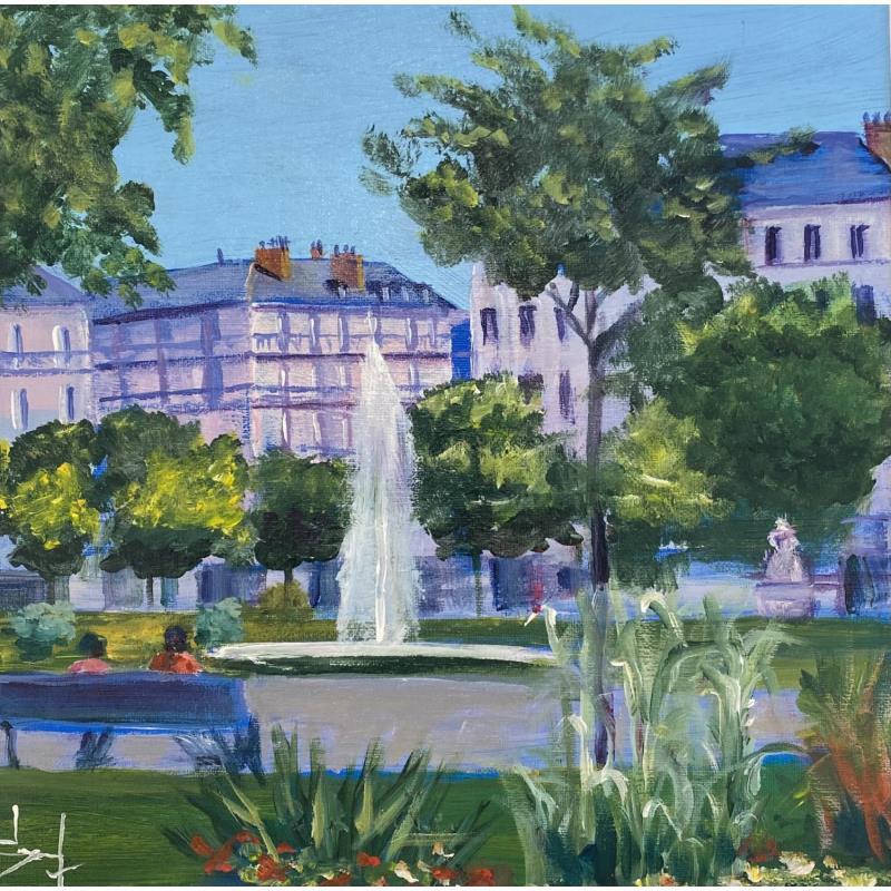 Gemälde Place Victor Hugo Grenoble von Degabriel Véronique | Gemälde Öl
