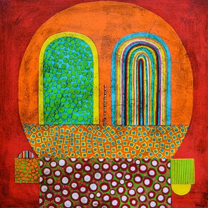 Small paintings MixedArchetype head parpados 4 by Gustavo Ortiz - Vimarsana News