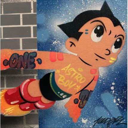 Painting Astro Boy by Kedarone | Painting Street art Graffiti, Posca Pop icons