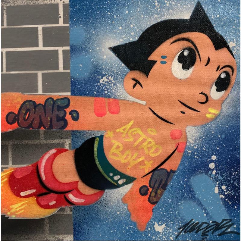 Painting Astro Boy by Kedarone | Painting Pop-art Graffiti, Posca Pop icons