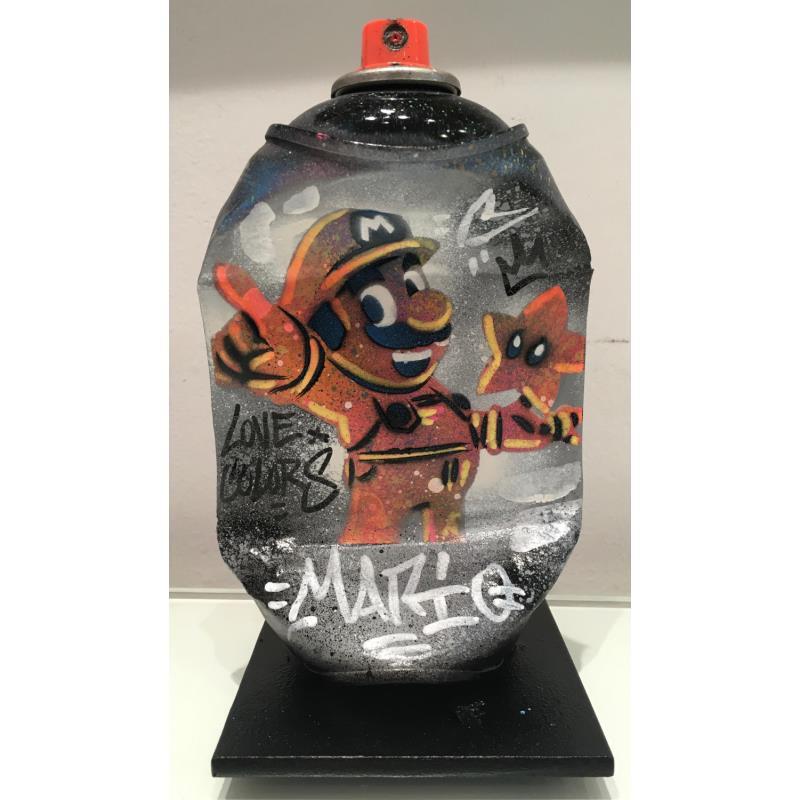 Sculpture Mario by Kedarone | Sculpture Pop art Graffiti