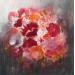 Painting Valses des fleurs by Rocco Sophie | Painting Raw art Still-life Acrylic