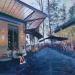 Gemälde Bistrot de La Croix-Rousse - Lyon von Sirope Rémy | Gemälde Impressionismus Urban Alltagsszenen Öl