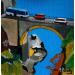 Gemälde La route et la mer von Du Planty Anne | Gemälde Figurativ Urban Marine Acryl