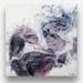 Painting Ephélides by Pacaud Christine | Painting Abstract Mixed Minimalist