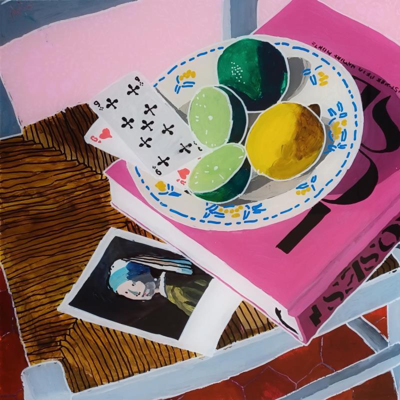 Painting Barbie et Johannes by Auriol Philippe | Painting Figurative Acrylic, Plexiglass, Posca still-life