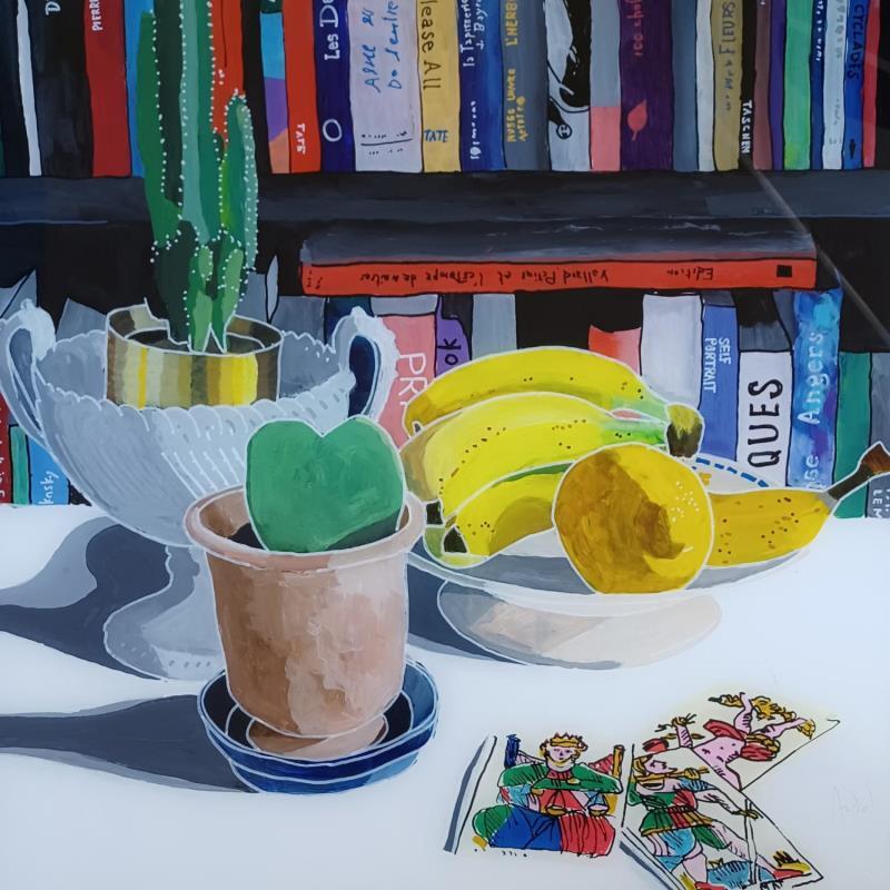 Painting Les fruits de la littérature by Auriol Philippe | Painting Figurative Acrylic, Plexiglass Still-life