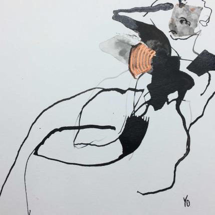 Painting j'aimerai tant by YO | Painting Figurative Ink Nude, Pop icons