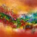 Gemälde Les couleurs de demain von Levesque Emmanuelle | Gemälde Figurativ Landschaften Urban Öl