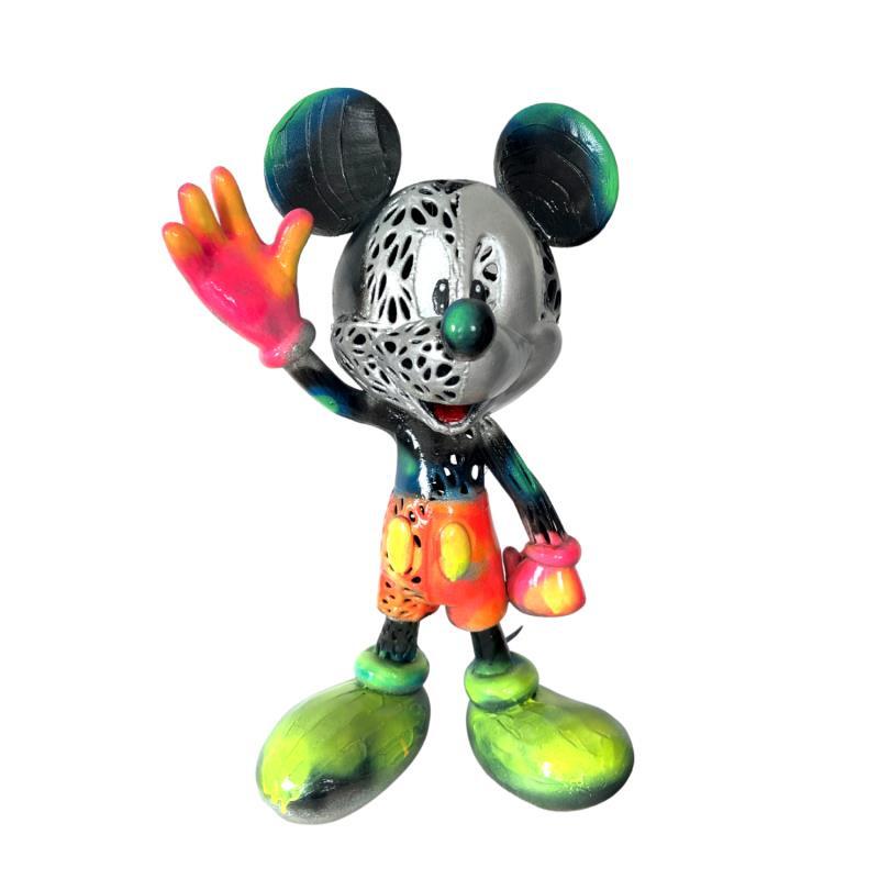 Skulptur HI ! NEON MICKEY von Mikhel Julien | Skulptur