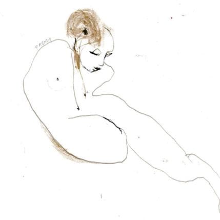 Peinture Nu 4 par Pagny Corine | Tableau Figuratif nu