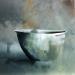 Painting Bowl of Dreams by Lundh Jonas | Painting Figurative Still-life Acrylic
