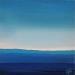 Gemälde A BLUE ONE von Herz Svenja | Gemälde Abstrakt Landschaften Acryl