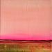 Painting PINK SKY by Herz Svenja | Painting Abstract Landscapes Acrylic