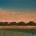 Gemälde EVENING CLOUDS von Herz Svenja | Gemälde Abstrakt Landschaften Acryl