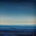 Gemälde BLUE HOUR von Herz Svenja | Gemälde Abstrakt Landschaften Acryl