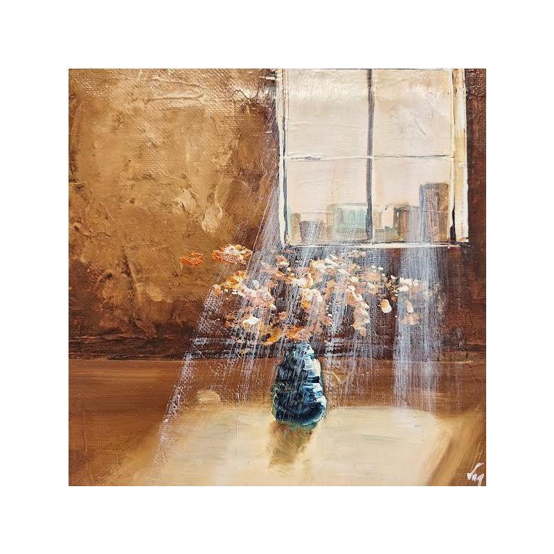 Gemälde 10h22 von Mezan de Malartic Virginie | Gemälde Figurativ Alltagsszenen Öl