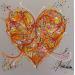 Peinture Heart pour toi par Fonteyne David | Tableau Figuratif