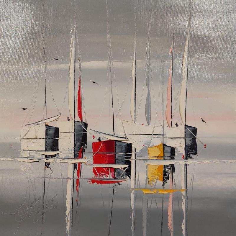 Painting Boat ( huile) by Fonteyne David | Painting Figurative