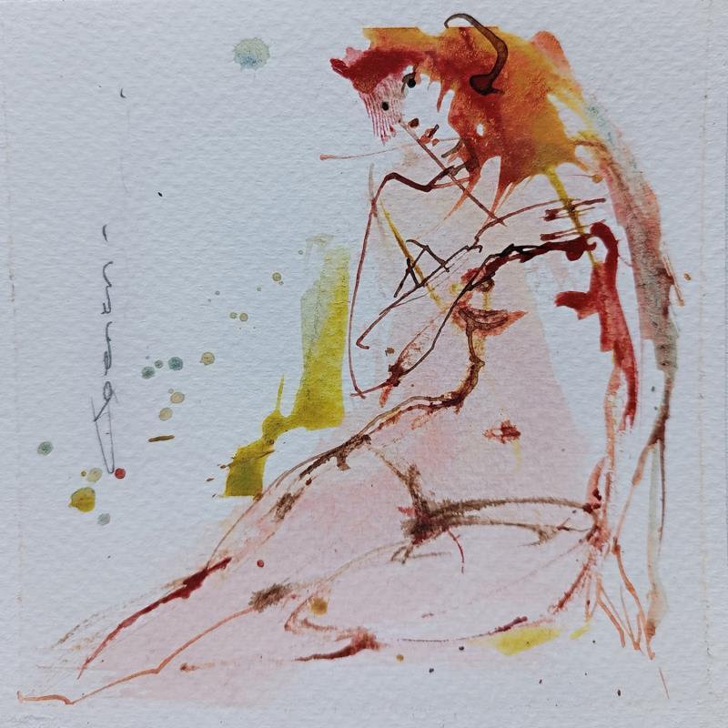 Painting  Manos - 01 - 58 by Goessens Didier | Painting Figurative Nude Watercolor Acrylic