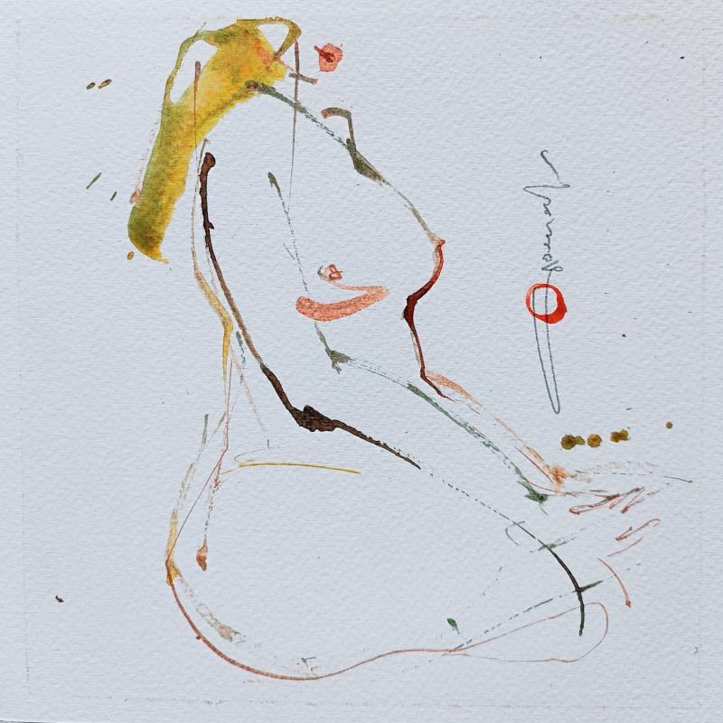 Painting Onycios - 02 - 07 by Goessens Didier | Painting Figurative Acrylic, Watercolor Nude, Pop icons