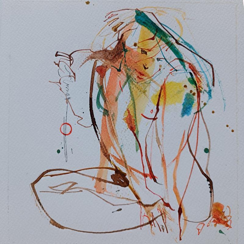 Painting Onycios - 02 - 06 by Goessens Didier | Painting Figurative Acrylic, Watercolor Nude, Pop icons