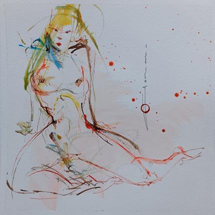 Painting Onycios - 03 - 23 by Goessens Didier | Painting Figurative Acrylic, Watercolor Nude
