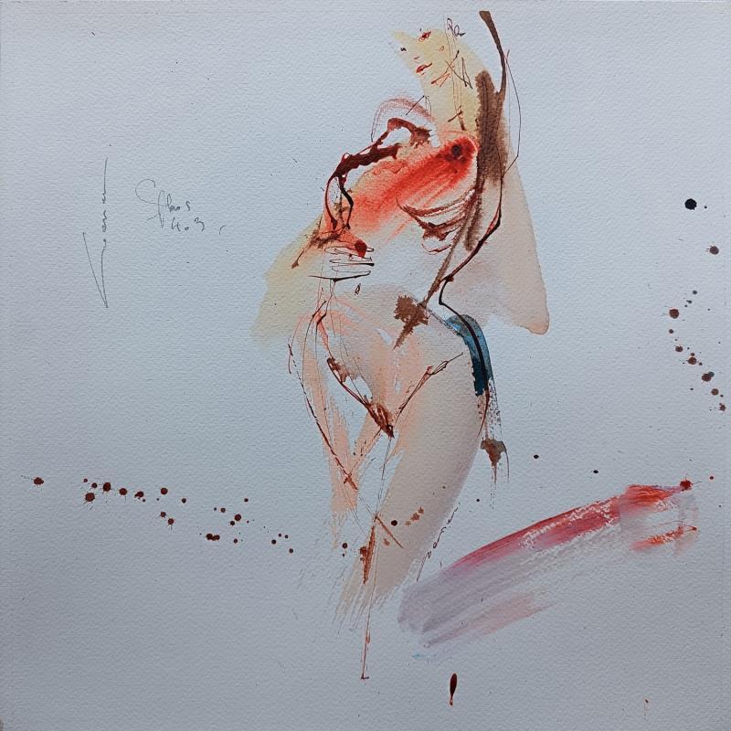 Painting Sylaos 4 - 03 by Goessens Didier | Painting Figurative Acrylic, Watercolor Nude