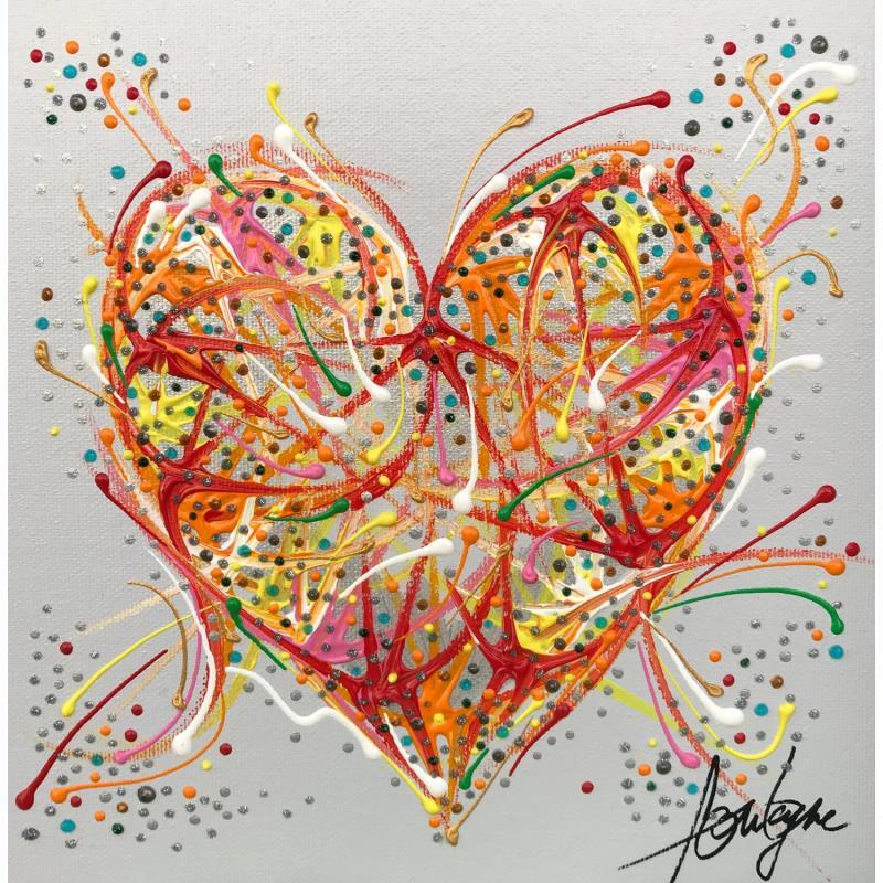 Peinture Il est pour toi mon amour par Fonteyne David | Tableau Abstrait Acrylique