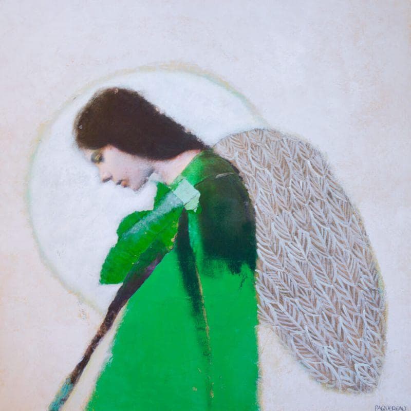 Peinture Mon ange par Anton | Tableau Figuratif Scènes de vie Acrylique