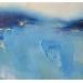 Peinture Marine bleu et or par Chebrou de Lespinats Nadine | Tableau Abstrait Marine Huile