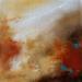 Painting Estran vu du ciel by Chebrou de Lespinats Nadine | Painting Abstract Marine Oil