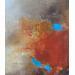 Peinture Estran vu du ciel par Chebrou de Lespinats Nadine | Tableau Abstrait Marine Huile