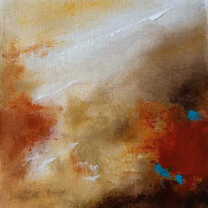 Peinture Estran vu du ciel par Chebrou de Lespinats Nadine | Tableau Abstrait Huile Marine