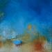 Painting Fonds marins by Chebrou de Lespinats Nadine | Painting Abstract Oil