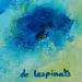 Painting Fleurs bleues by Chebrou de Lespinats Nadine | Painting Abstract Nature Oil