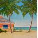 Peinture Ma cabane aux Caraïbes par Foucras François | Tableau Figuratif
