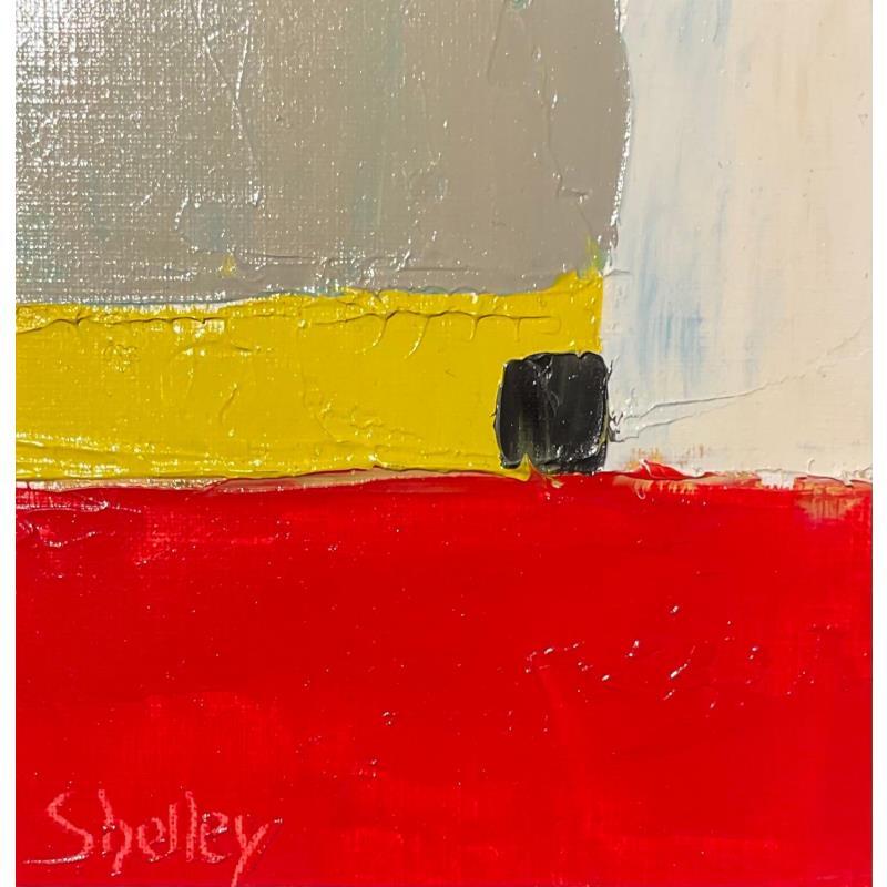 Peinture Fragments par Shelley | Tableau Abstrait Huile