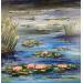 Peinture Influence de Monet par Rey Ewa | Tableau