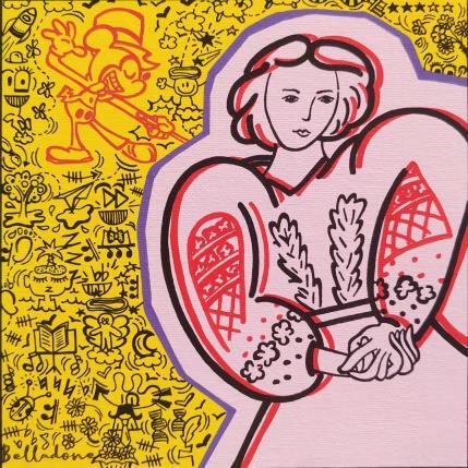 Painting Lydia by Belladone | Painting Pop art Acrylic, Posca Pop icons