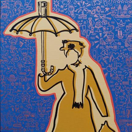Painting Umbrella by Belladone | Painting Pop-art Acrylic, Posca Pop icons