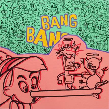 Painting Bang bang by Belladone | Painting Pop-art Acrylic, Posca Pop icons