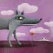 Painting UNA GRAN TROBALLA by Aguasca Sole Gemma | Painting Figurative Nature Animals Acrylic