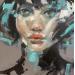 Gemälde Tiffany von Abbondanzia Monica | Gemälde Figurativ Porträt Öl