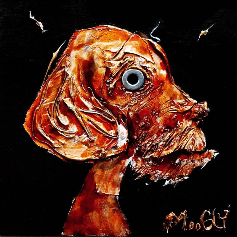 Painting Tourmentus by Moogly | Painting Naive art Acrylic, Resin Animals, Pop icons