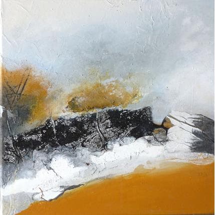Painting Destin de terre 2 by Han | Painting Abstract Landscapes